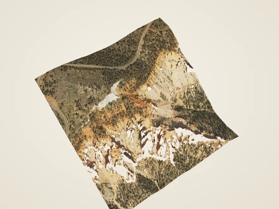 A ground-surface study of the ridges and hollows near Black Birch Canyon overlook.